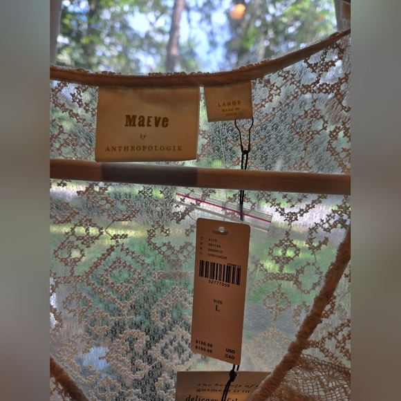 NWT Anthropologie Maeve San-Michel Lace Duster - Picture 6 of 9